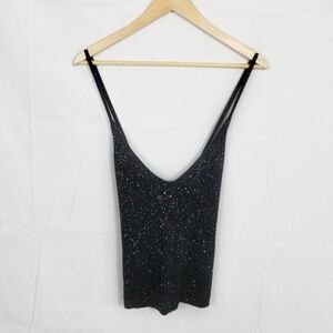 Vintage Large Glittery Tank Top